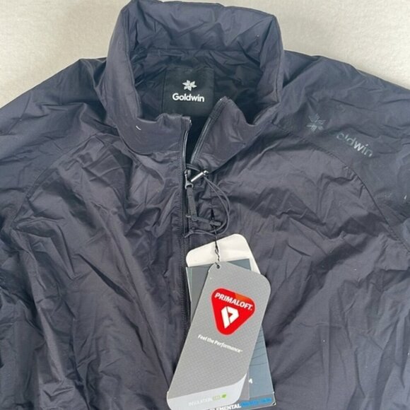 Goldwin Insulated Pullover Jacket Black Medium NWT - Picture 5 of 15